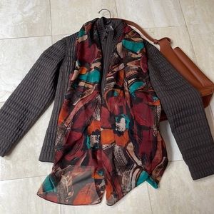 Like New Chicos Large Oblong Scarf with Rounded Corners